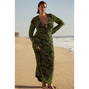 Show Me Your Mumu Plus Lopez Long-Sleeve V-Neck Maxi Dress 3X